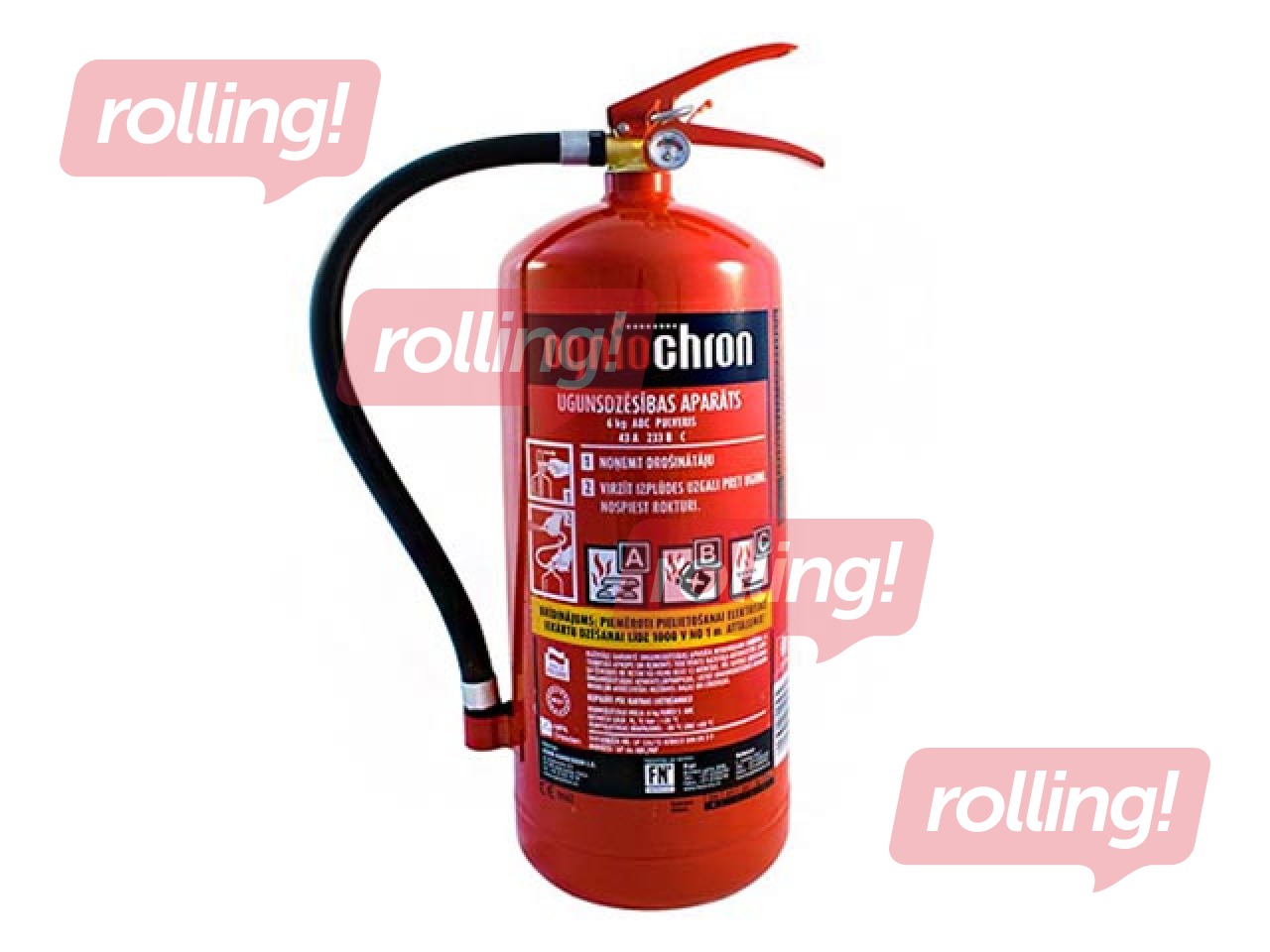 Tulekustuti OGNIOCHRON hoidikuga PA-6  (43A 233B/C)