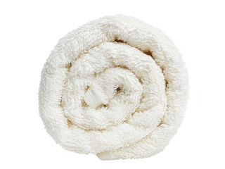 Terry towel, white, 70x140cm