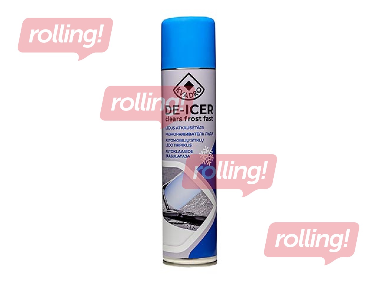 Дефростер для автомобильных стекол КВАДРО, 300мл