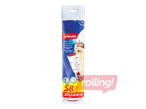 Roller with handle for cleaning outerwear VILEDA Lint, 1 pc.