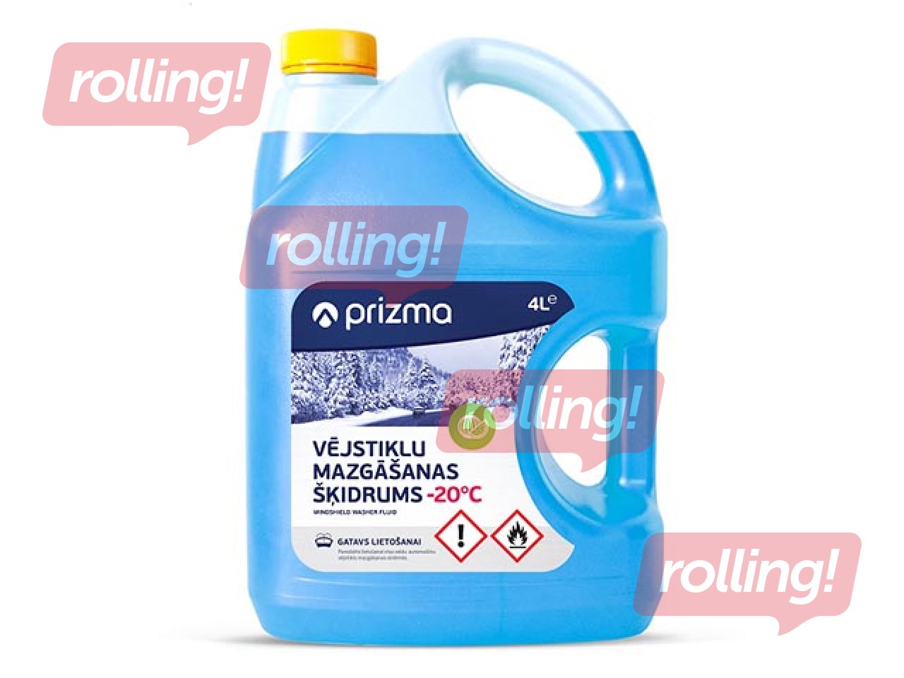 Windshield washer fluid, melon (-20 C), 4L