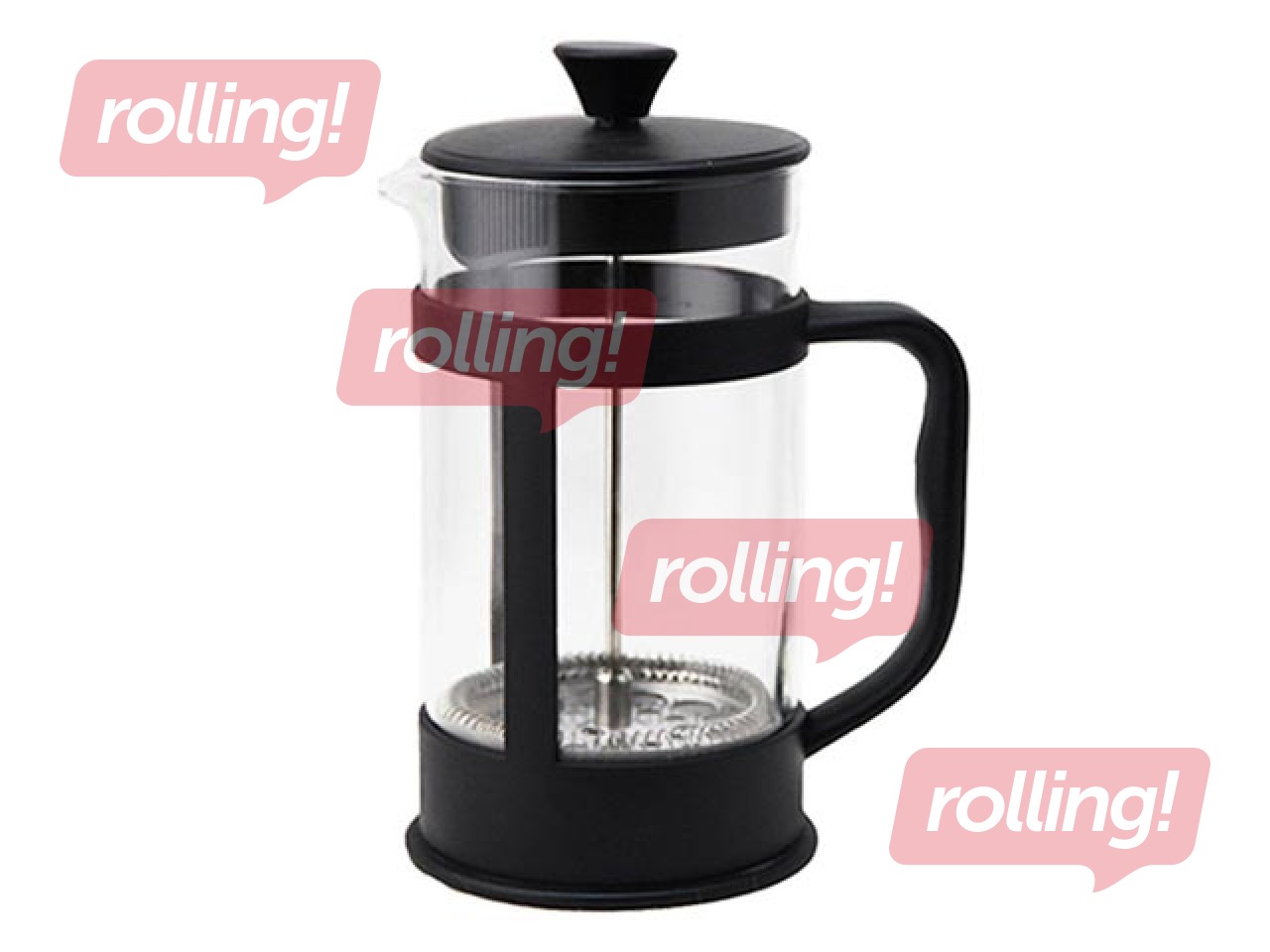 French press jug, glass, 1 L