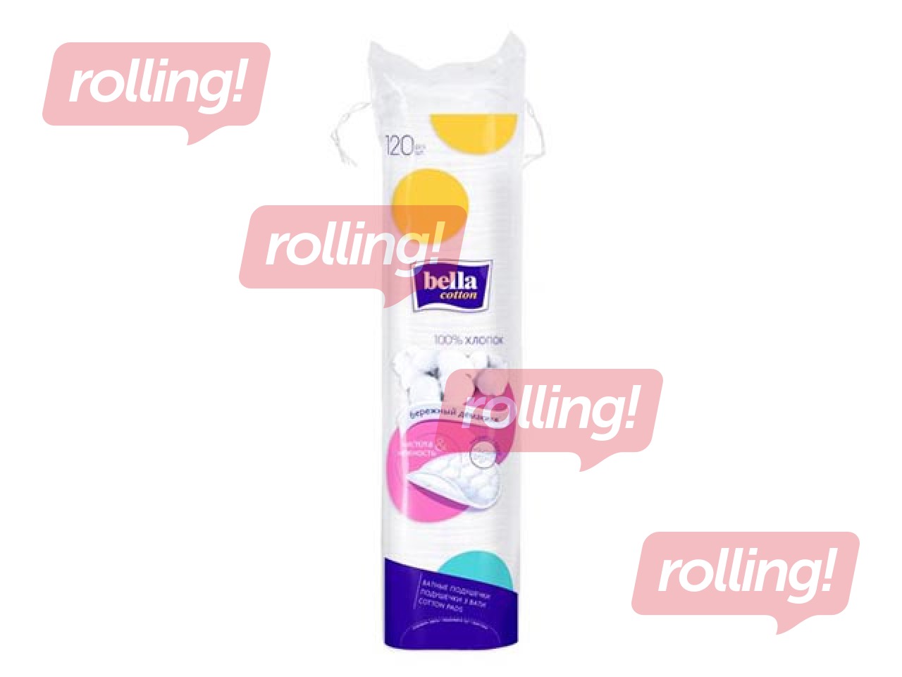 Cotton pads Bella Cotton, 120 pcs.