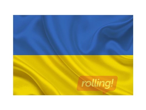 Ukrainas karogs mastam, ar karabīnēm, 200x100cm