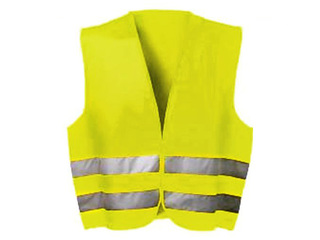 Atstarojošā veste pieaugušo XL izmērs, dzeltena