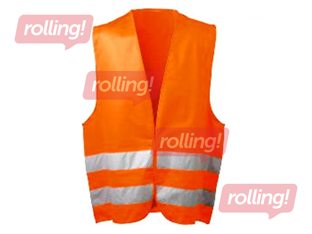 Жилет светоотражающий взрослый размер XL, оранжевый