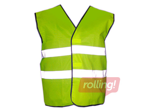 Reflective vest adult, L size, yellow