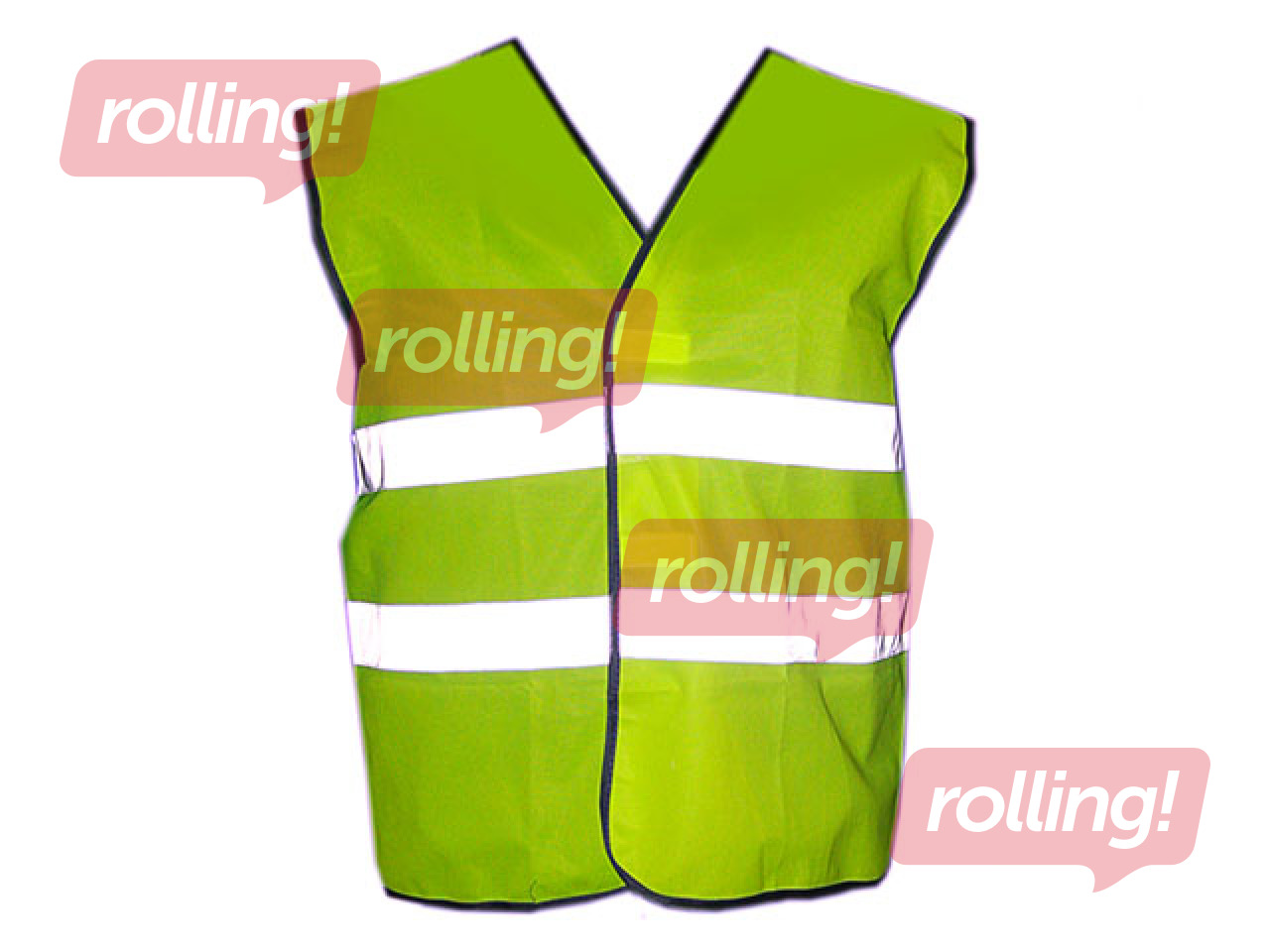 Reflective vest adult, L size, yellow