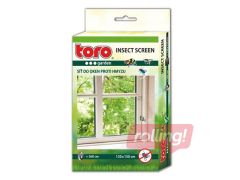 Сетка от комаров для окон, лента 5,6м, черная