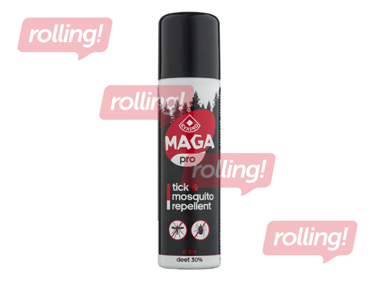 Sprei sääskede ja puukide vastu, Maga Pro, DEET 30% 150ml