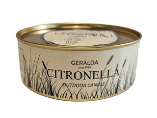 Mosquito repellent candle, Citronella, Ø10x3.8cm
