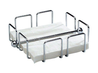 Salvešu turētājs Wire, metāla, 19x19x6.5cm