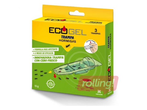 Bait stations against ants Ecogel, 3 pcs