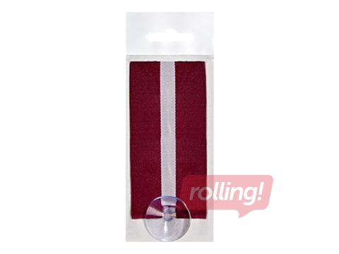 Флаг Латвийской Республики с силиконовым усилением, 5x10см