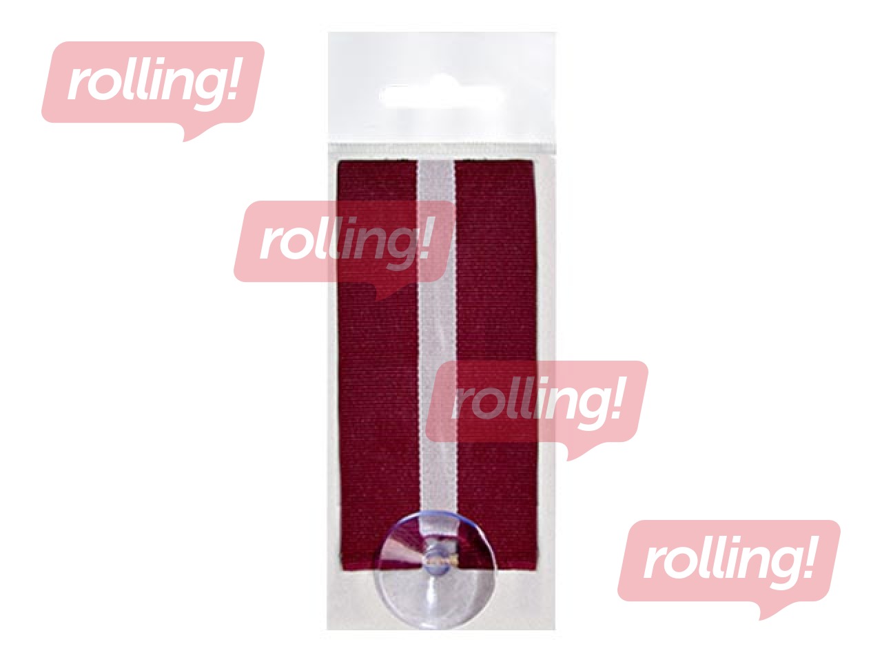 Флаг Латвийской Республики с силиконовым усилением, 5x10см