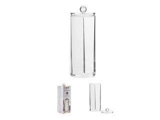 Vatipadjahoidja, Ø 7,2 x h 20 cm, läbipaistev plastik