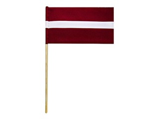 Flag of the Republic of Latvia, 13x26cm