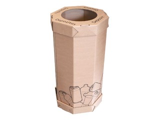 Kartongist jäätmekonteiner, 360 x 360 x 750 mm