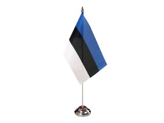 Estonian flag, for table, 10x20cm