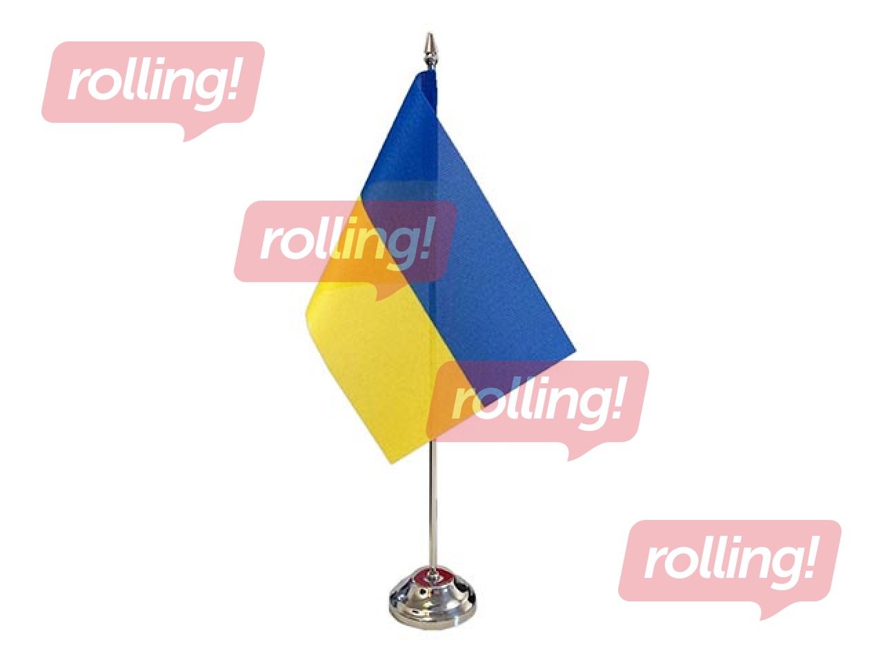 Ukrainian flag, for table, 10x20cm