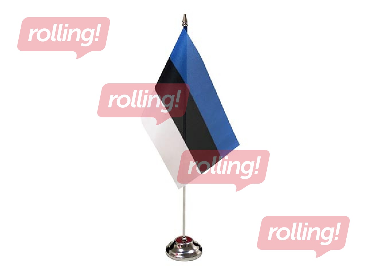 Estonian flag, for table, 14x28cm