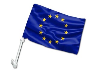 Flag for car European Union, 30x40 cm