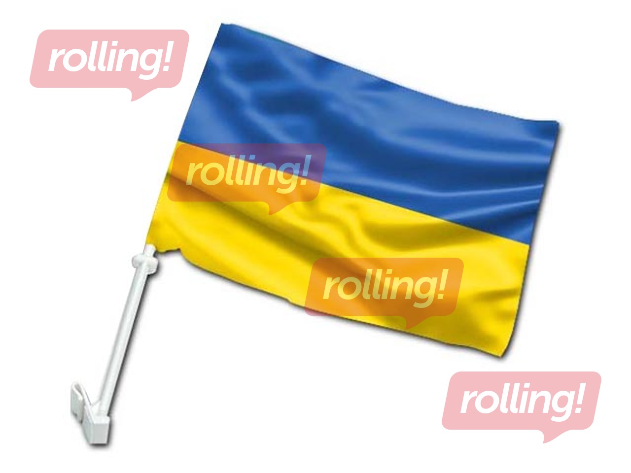 Flag for car of Ukraine, 30x40 cm
