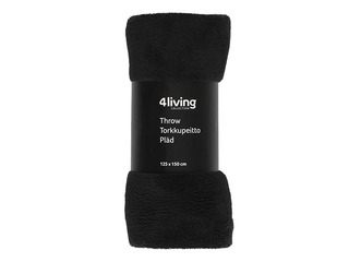 Плед 4Living Gert, 125x150см, черный