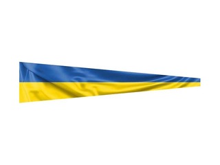 Флаг Украины, вымпел, 200x50см