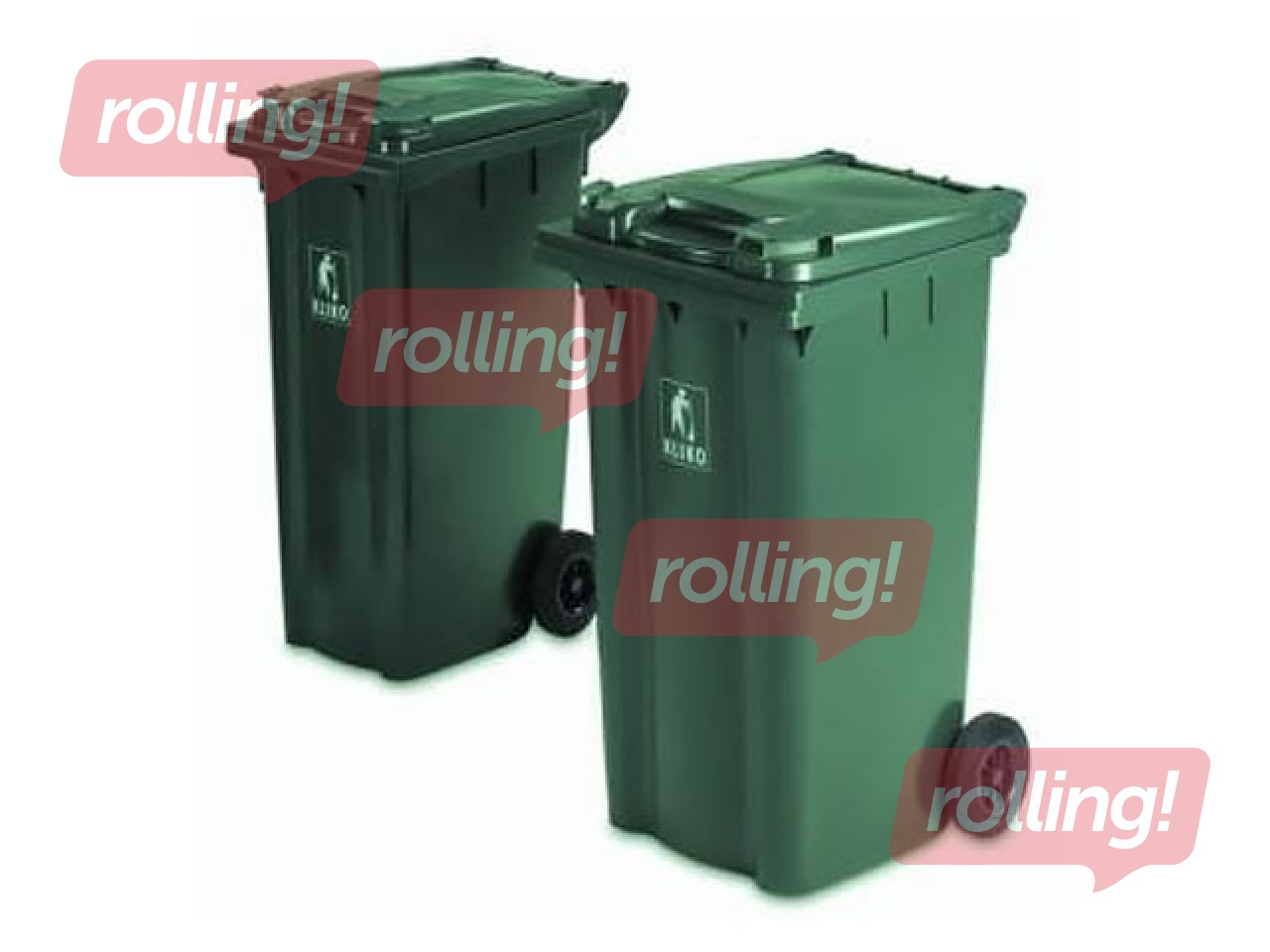 Prügikonteiner 240 L, roheline