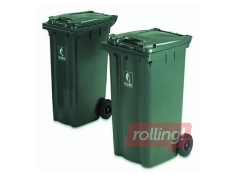 Waste container 240L, green