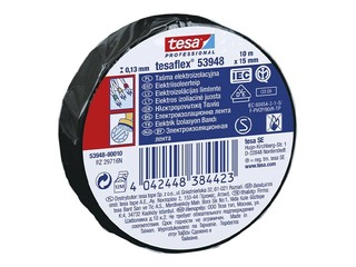 Elektriisolatsioonilint Tesa 53988, must, 10 m