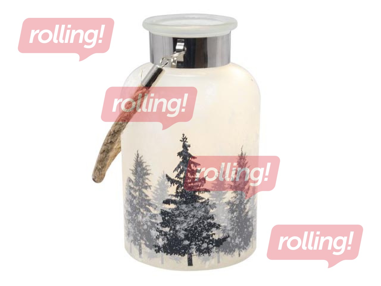 Декоративный фонарь с 10 светодиодами, 18 см