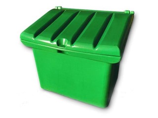 Salt-sand container 120L, green