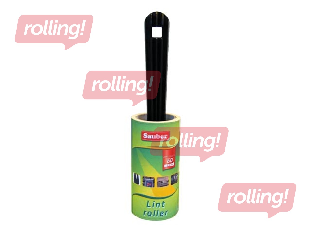 Roller with handle for cleaning outerwear,60 sheets