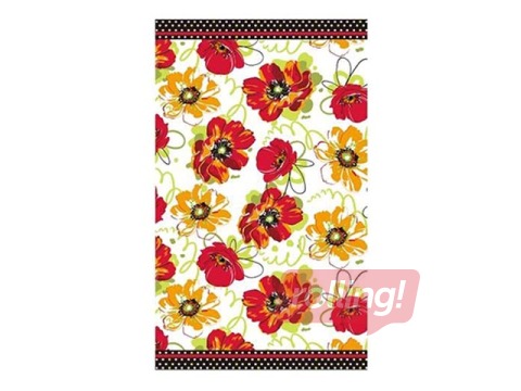 Kitchen towel, Flowers 38 x 63 cm, 100% cotton