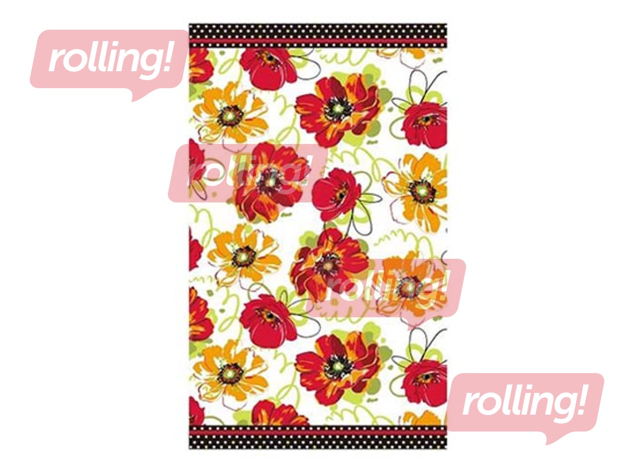 Kitchen towel, Flowers 38 x 63 cm, 100% cotton