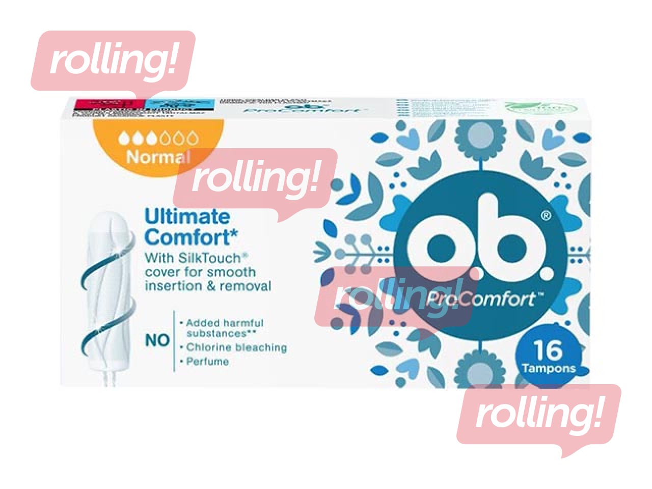Tampons O.B. Pro Comfort Normal, 16 pcs.