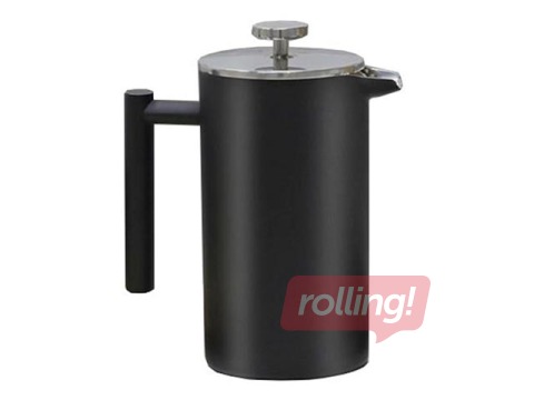 French press coffee maker black, matte, 1 L