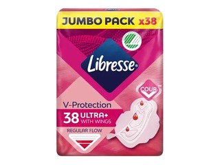 Higiēniskās paketes Libresse Ultra Normal Jumbo pack, 38 gab. +AKCIJA! Pērc Libresse higiēniskā