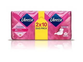 Higiēniskās paketes Libresse Ultra Duo, 20 gab. +AKCIJA! Pērc Libresse higiēniskās paketes un saņe