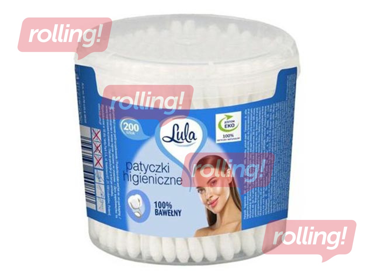 Cotton sticks in box, 200 pcs