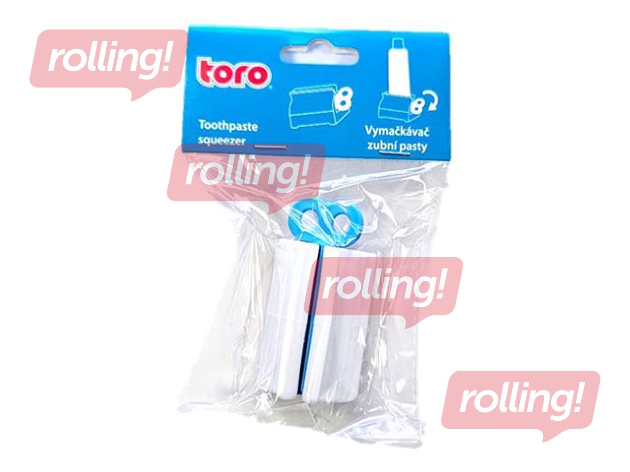 Zobu pastas spiede 7x4cm, plastmasas, Toro
