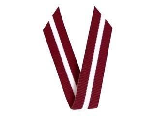 Patriotic ribbon pins – Latvian flag, 25 pcs.