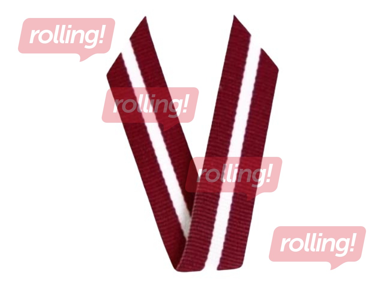 Patriotic ribbon pins – Latvian flag, 25 pcs.