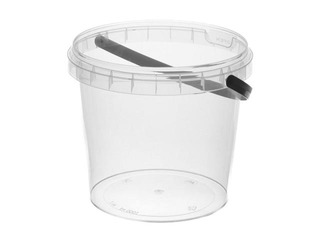 Spainis ar vāku un rokturi, Ø131/120mm, 1l