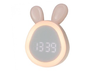 Alarm clock Mary's, rabbbit, pink, rechargeable