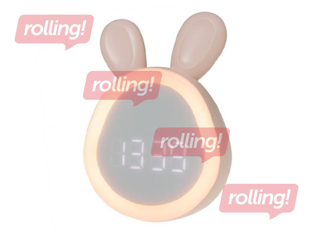 Alarm clock Mary's, rabbbit, pink, rechargeable