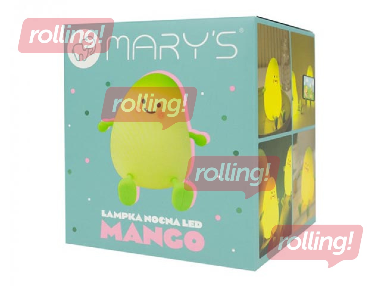 Night light Mary's, mango, rechargeable