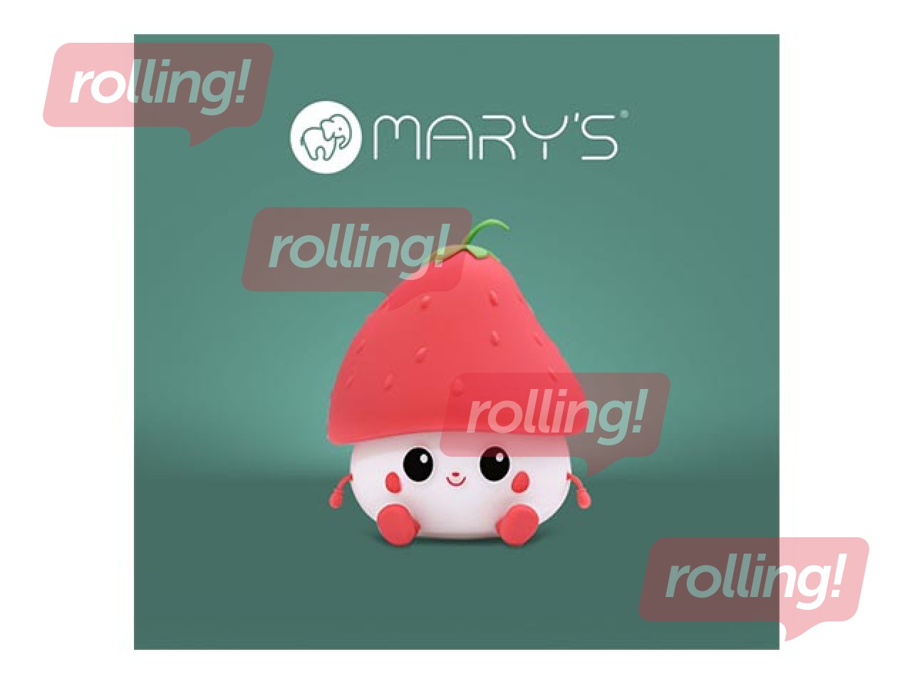 Ночная лампа Mary's, клубника, перезаряжаемая